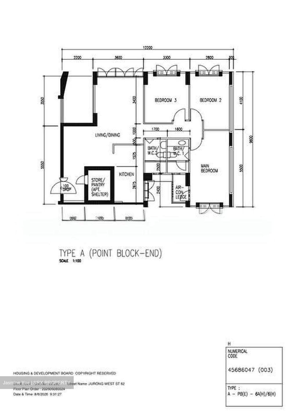 Blk 604 Jurong West Street 62 (Jurong West), HDB 4 Rooms #574758831